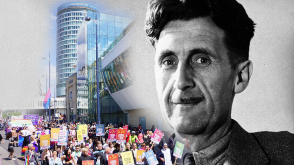 George Orwell travelled across Britain documenting austerity and its affects in British cities, including Birmingham, as part of his Journey to Wigan PIer (Photographs: Adam Yosef/Public Domain)