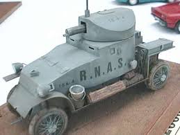 Lanchester Royal Naval Air Squadron Great War Armoured Car